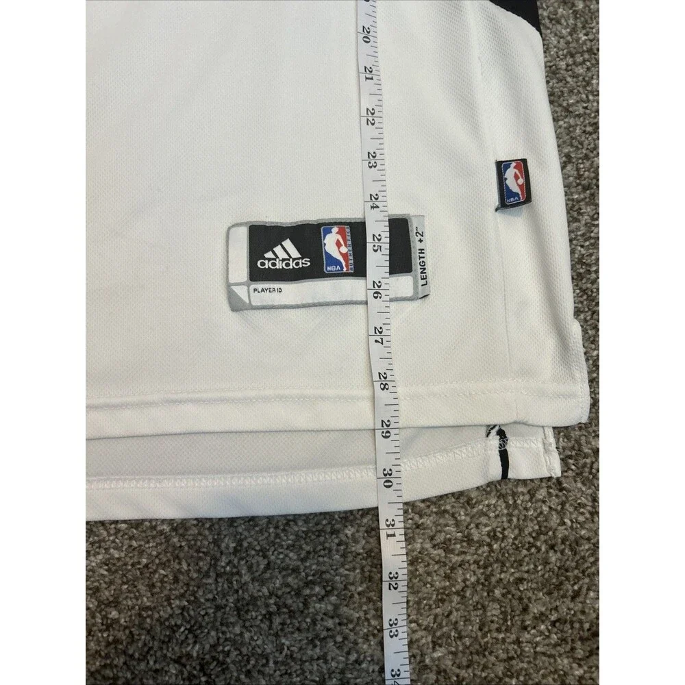 Rip City White Damian Lillard Basketball Portland Blazers Jersey Size S Adidas